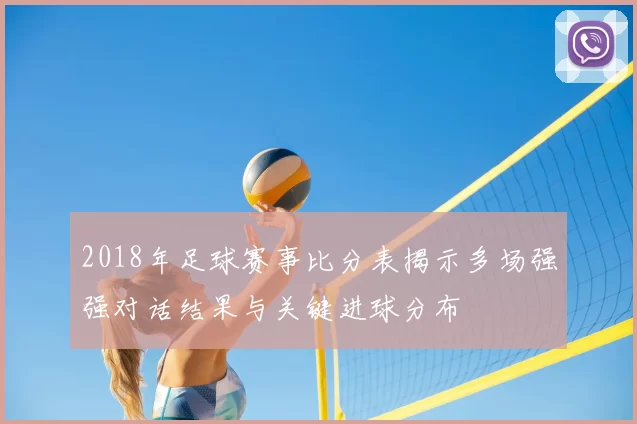 2018年足球赛事比分表揭示多场强强对话结果与关键进球分布