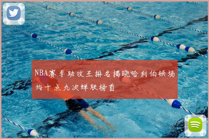 NBA赛季助攻王排名揭晓哈利伯顿场均十点九次蝉联榜首